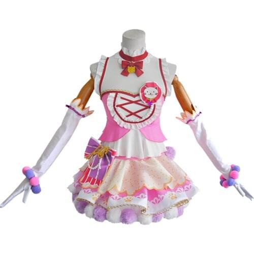 Anime LoveLive Cat Twin Tail Arcade Game 9 Characters Tojo Nozomi Cosplay Costume Full Set