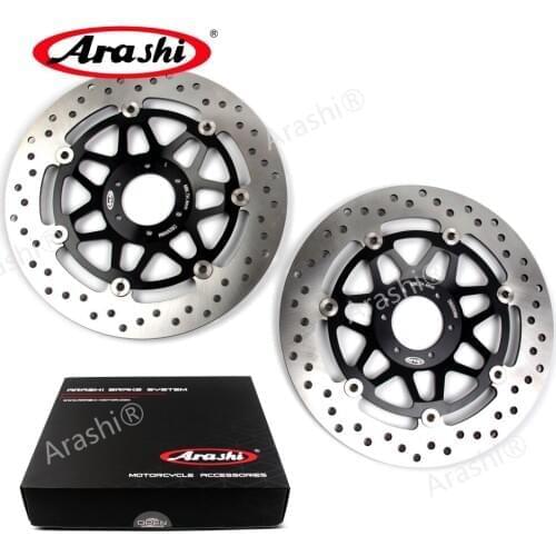 Arashi 2PCS CNC Floating Front Brake Disc Rotors For HONDA VTEC400 VTEC 400 1999 2000 2001 2002 2003 2004 2005 Motorcycle Disk