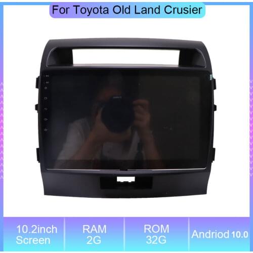 10.2'' Android 6.0 Navigation Radio Car DVD Player For Toyota Old Land Crusier 2007-2015 Stereo Multimedia Player Auto Radio