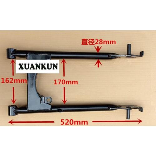 CG125 Motorcycle Retro Modification After Flattened Thick Tube Modified Length Of 52cm