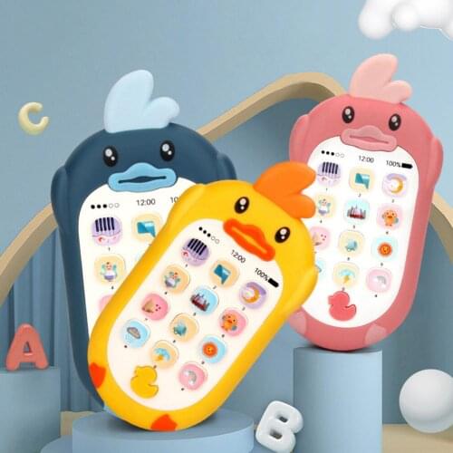 Baby Mobile Phone Multifunctional Educational Music Puzzle Toy Can Bite Toy Early Education Baby Music Phone Childrens Gift
