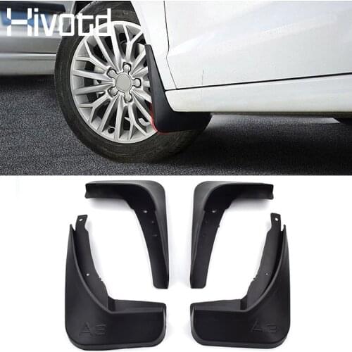 Hivotd For Audi A3 8V 2014-2020 Accessories Car Mud Flaps Splash Guards Plastic Mudflaps Mudguards Protection Exterior Styling