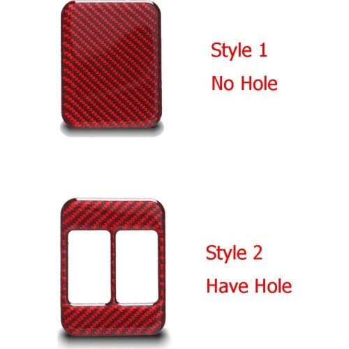 Soft Red Carbon Fiber Seat Heat Panel Cover Trim Kit For Subaru BRZ Toyota 86 2013-2018