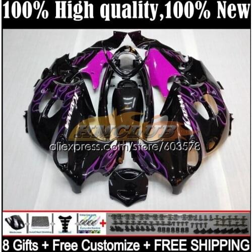 Body For SUZUKI KATANA GSXF 750 600 GSX600F 2CL.67 GSXF750 98 99 00 01 02 GSXF600 1998 1999 2000 2001 2002 Fairing Rose flames