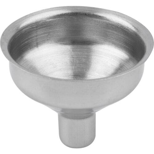 Mini Funnel Cups Stainless Steel Funnel Filler Bottle Household Liquid Dispensing Tool For Flasks Wine Whisky Pot Wide Mouth