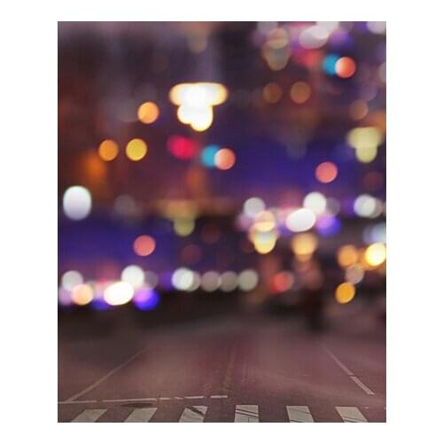 Neon light spot city road photography background backdrops newborn baby photo props custom vinyl backdrops for photography