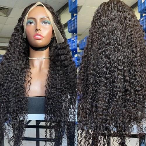 HD Transparent 13*6 Curly Lace Front Human Hair Wigs For Women 13*4 Malaysian Deep Wave 4*4 5*5 Closure Wig 30 38 40 Inches