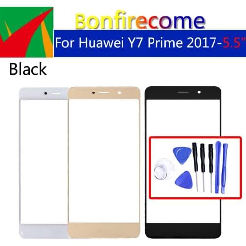 5.5"For Huawei Y7 Prime 2017 TRT-LX2 TRT-LX1 Front Touch Screen Glass Outer Lens For Huawei Nova Lite+ LCD Glass Replacement