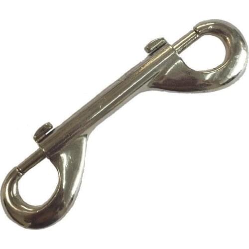 Underwater Scuba Diving Spearfishing Accessories Belt Hanging Buckle 90MM 115MM Hook Double Ended Bolt Snap Buckle Metal Clip