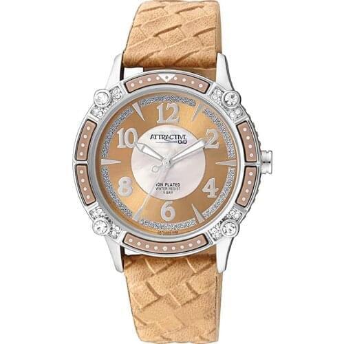Attractive Q & Q by Citizen Watch Women Japan Moviment