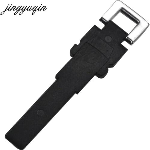 Jingyuqin 10pcs Remote Uncut Emergency Car Key Fob Insert Blank Blade For VW VOLKSWAGEN Passat B6 B7 CC Insert SmartCar-Styling