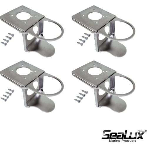 Sealux Patent Hidden Foldable Drink holder Office Cup holder Desk Gadgets Marine Multiple usage Car RV Boat Fishing 4 per set