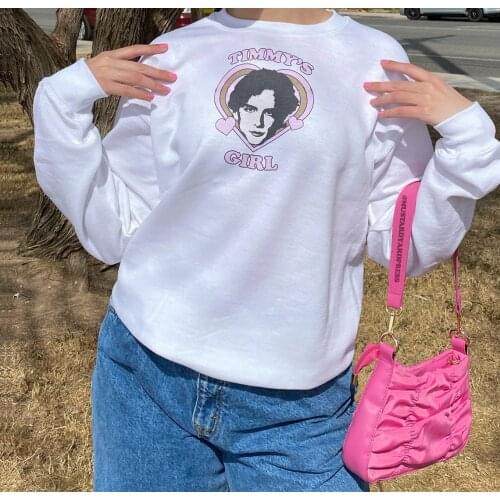 Timmys Girl Sweater Women Funny Graphic Casual Sweatshirt Female Love Printing Anime Hoodie Hipster Sweatshirt Women