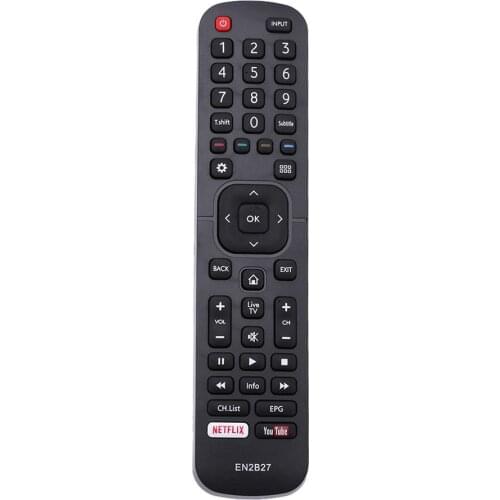 Universal EN2B27 TV Remote Control for Hisense 32K3110W 40K3110PW 50K3110PW Smart Home Television Replacement Accessories