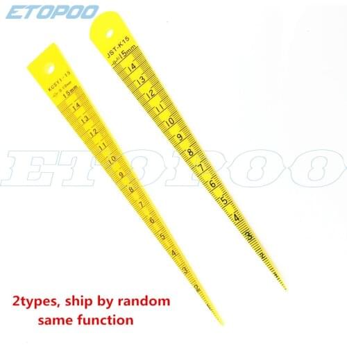 High quality PMMA 1-15mm plastic Toper Weld Gage KCS1-15 plastic Taper Gauge gap gauge feeler gauge tools