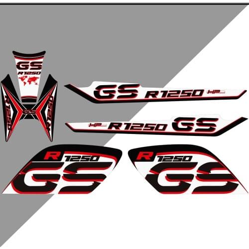 Tank Pad Protector Adventure Trunk Luggage Cases Windscreen Handguard R1250 R 1250 GS HP Stickers For BMW R1250GS 2019-2021