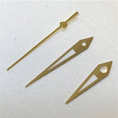 Gold Watch Hands Three Needles Green Luminous Pointer for NH35/NH36 Automatic Movement Watch Accessories