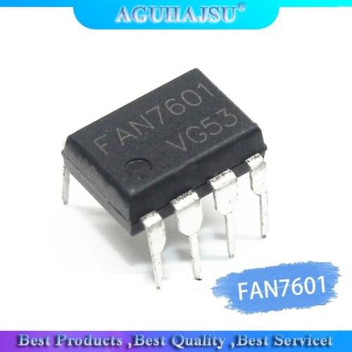 10pcs/lot FAN7601 DIP-8