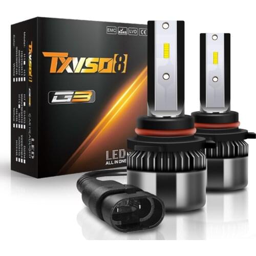 2 pcs 12V 9006 Led Headlights 50W/Bulb Universal 2020 HB4 Diode Lamps 6000K lights for Automobiles 10000LM Bombillas Led Coche