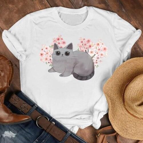 2021 Fashion Clothes Fashion Watercolor T Shirt O Neck Tops Tees Pattern Summer Printed S-XXXL T-shirts Womens