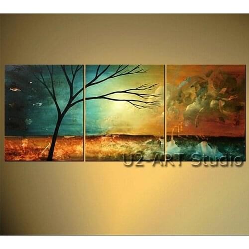 Abstract tree,colors painting,fine art,handmade oil paintings