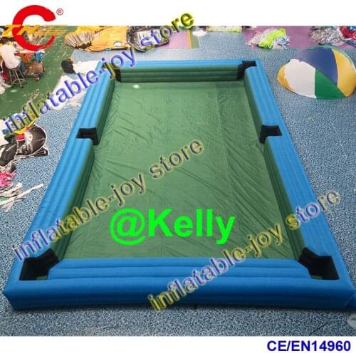 Free shipping inflatable snooker field, big inflatable football snooker game, billiards foot Football snook ball sport games