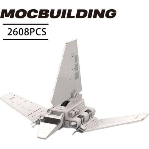 2020 NEW MOC-77804 Star Movie Series Space war Imperial Shuttle 2.0 Spaceship Model Building Blocks Diy toys for children gifts