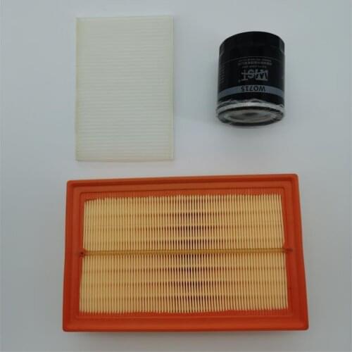 Oil filter air ffilter Air conditioning filter set filters for Chery Tiggo 3X 1.5L A set of three 3pcs a set