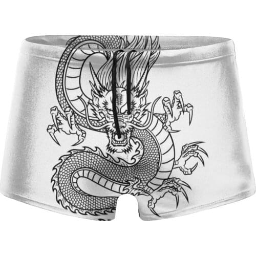 Men Chinese Dragon swimwear Dragon Tattoo Swimsuit Boy for the sea Pool