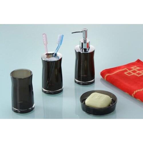 NEW Bathroom Accessories Set European Bathroom Sanitary Ware Ceramic Personalized Wedding Gift Painted Home & Garden 4pcs set