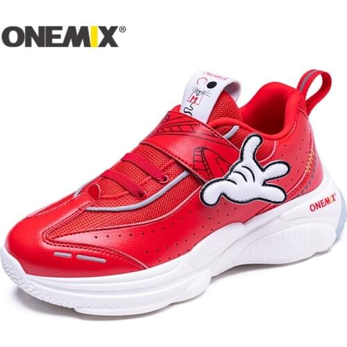 ONEMIX 2020 NEW Kids Sneakers Girls Boys Mesh Sport Sneakers Lightweight Casual Kids Shoes Comfortable and breathable Kids Shoes