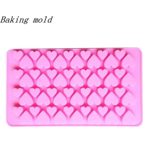 Wholesale Silicone mold B058 Mini heart shape Chocolate mold Fondant cake mould Free shipping
