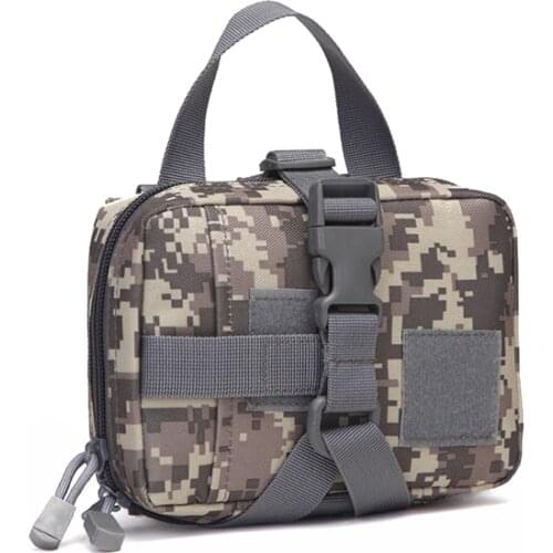 MOLLE Portable Travel Camping Bag Survival Tactical First Aid Pouch Durable Hunting Shooting Hiking Mag Pouches