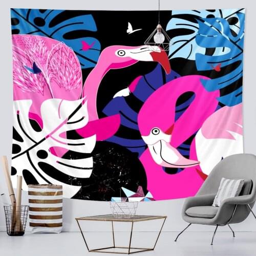 Psychedelic scene animal home art decorative tapestry Hippie Bohemian decorative sheet sofa blanket yoga mat