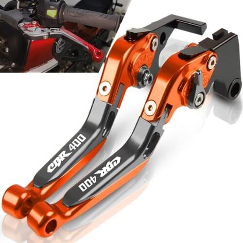For HONDA CBR400 1986 1987 1988 1989 1990 1991 1992 1993 1994 Motorcycle CNC Adjustable Extendable Foldable Brake Clutch Levers