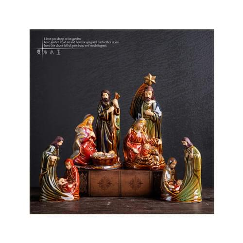 Nativity story, Christian narrative, Virgin Mary, believers, ceramics, home accessories, small ornaments