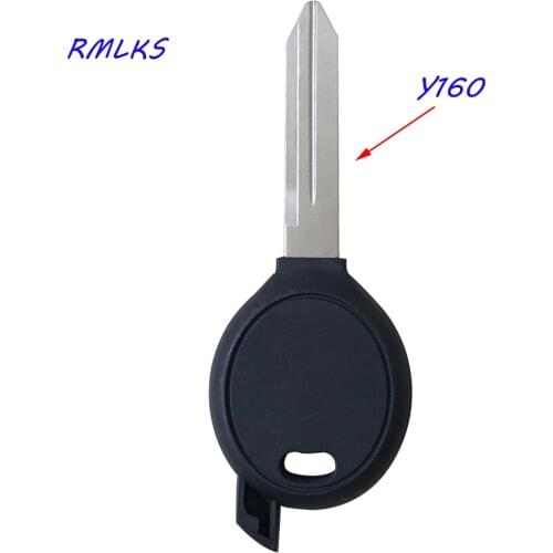 Replacement Transponder Chip Fob Uncut Y160 Blade Remote Key For Dodge For Chrysler For Jeep Key Car Shell With ID46 4D64 Chip