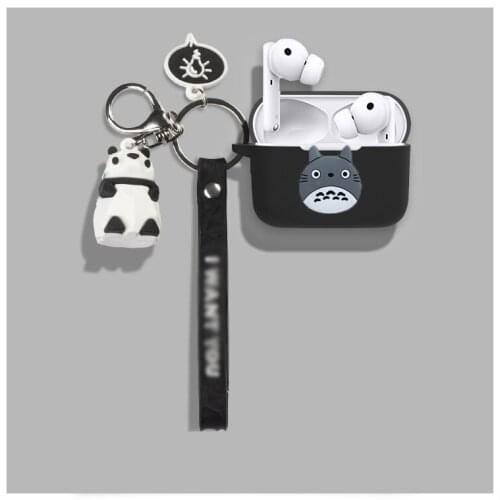 For Huawei Honor Choice Earbuds 2SE TWS Wireless Bluetooth Earphone Case with keychain Panda Protect Cover Earbudsx1 soft case