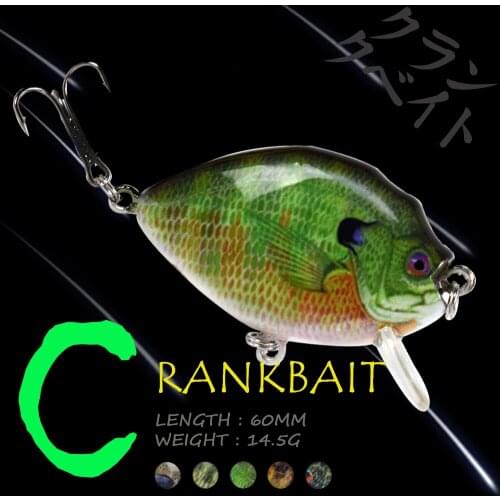 WALK FISH Crankbait Minnow 60MM 14.5G Floating Water Hard Bait Wobblers Fishing Lures Swimbait Pike Bass Sea Fishing Tackle