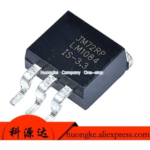 10pcs/lot LM1084 TO-263 LM1084IS-ADJ LM1084IS-3.3 -5 3.3V/5V 1.8V In Stock LDO Regulator Pos 1.25V to 27.5V 5A