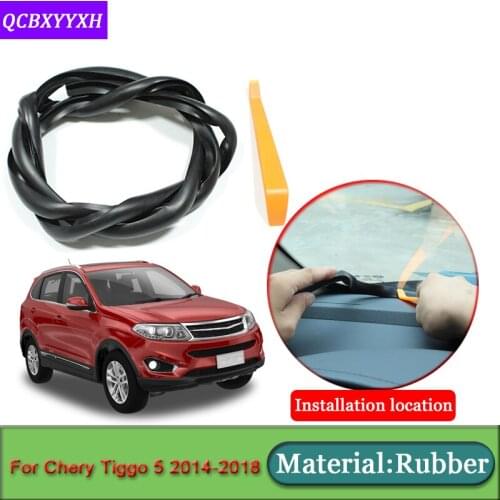 Car-styling For Chery Tiggo 5 2014-2018 Anti-Noise Soundproof Dustproof Car Dashboard Windshield Sealing Strips Auto Accessories