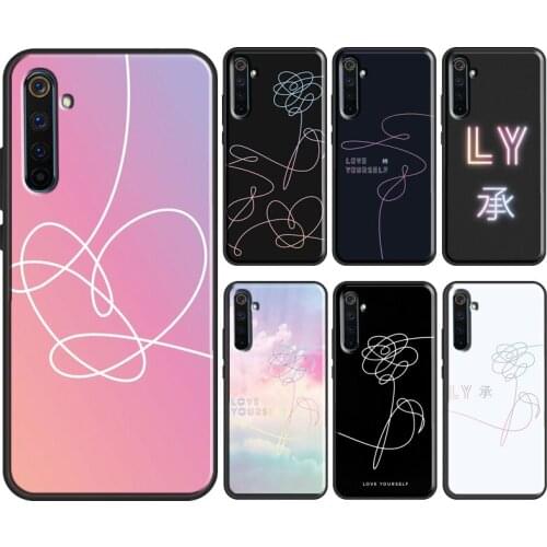 Love Yourself Case For OnePlus 9 Pro 8 Nord 8T Cover For OPPO Realme C3 C15 C21 GT Neo 7i Q3 6 7 8 Pro