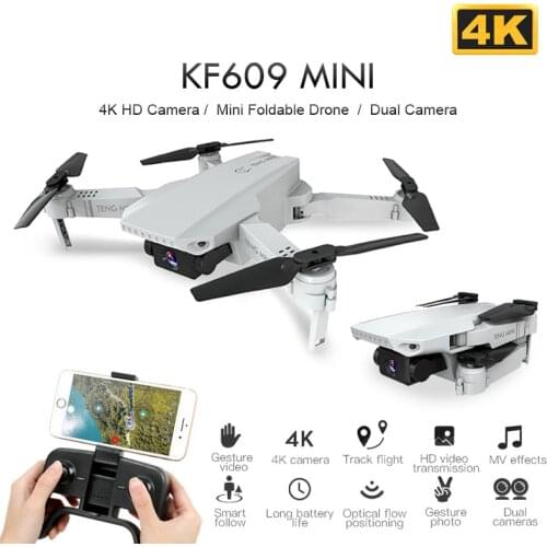ZLRC KF609 RC Drone 4K 720P HD Camera Mini Foldable Quadcopter WIFI FPV Selfie Drones Quadrocopter Helicopter Toy Kids VS M71