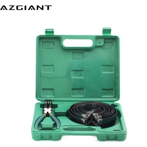 Piston Ring Compressor Cylinder Installer with Ratchet Pliers 14 Band Tools Set