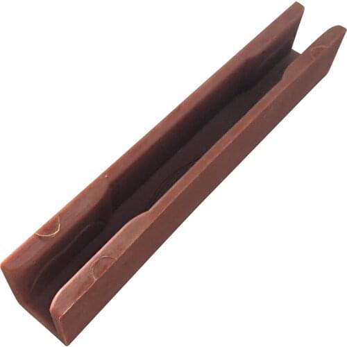 MDP20500 STRUSTESC Elevator Guide Shoe Liner L230mm W10mm Groove Width 10/16mm