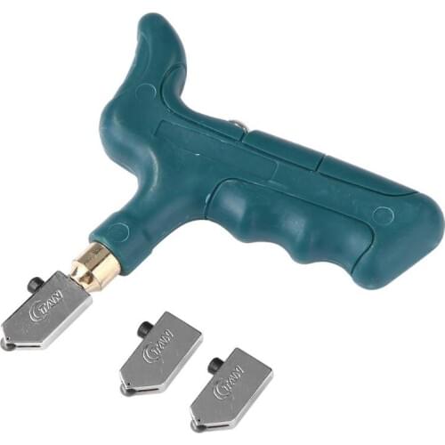 Multi-function T-shape Cutting Thick Glass Cutter Ceramic Glass Tile Opener Cutting Tool Household Hand-Held Diamond Cutters