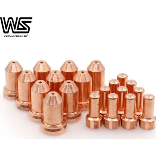 PTM80 PTM-80 IPT-80 PT80 Electrode Tip/Nozzle 1.0mm/1.2mm/1.3mm for Plasma Cutter Torch Consumables 20pcs