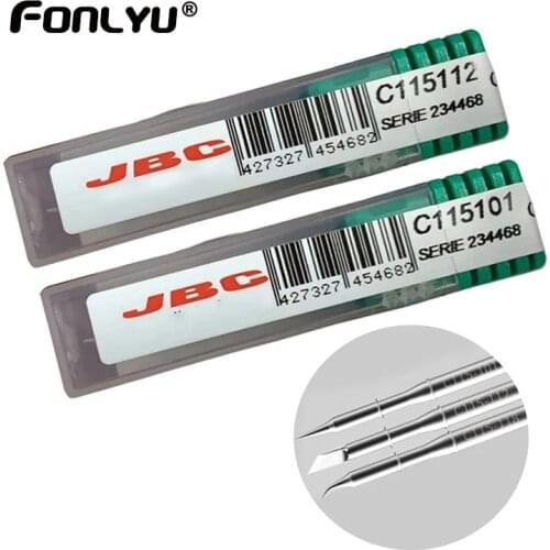 JBC Soldering Iron Tip For SUGON T36 NT105-A NT115-A NANE/NASE NANO C115118/C115101/C115112 Tip Original Welding Nozzle Welding