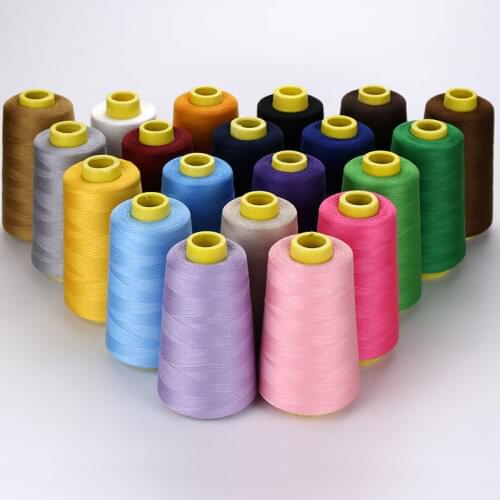 3000 Yards Length Sewing Thread 40S/2 Threads Polyester Thread Multicolor Spool Sewing Accessories Sewing Machine Threads