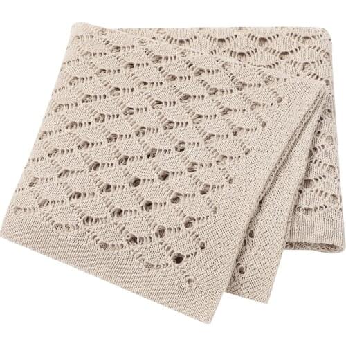 Baby Blankets Super Soft Toddler & Infant Swaddle Wrap Monthly Quilts 100%Cotton Knitted Newborn Boys Girls Sleeping Mats Covers